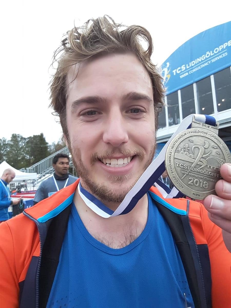 Lidingöloppet 30km run medal, 2018